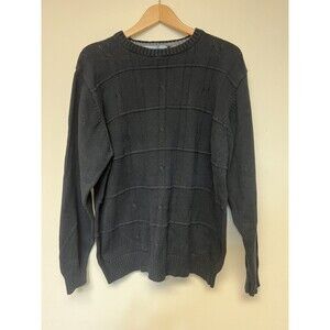 Oscar by Oscar De La Renta Women Black Pullover Sweater XL